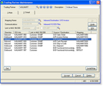 Screenshot showing B to B-Link Trading Partner Maintenance